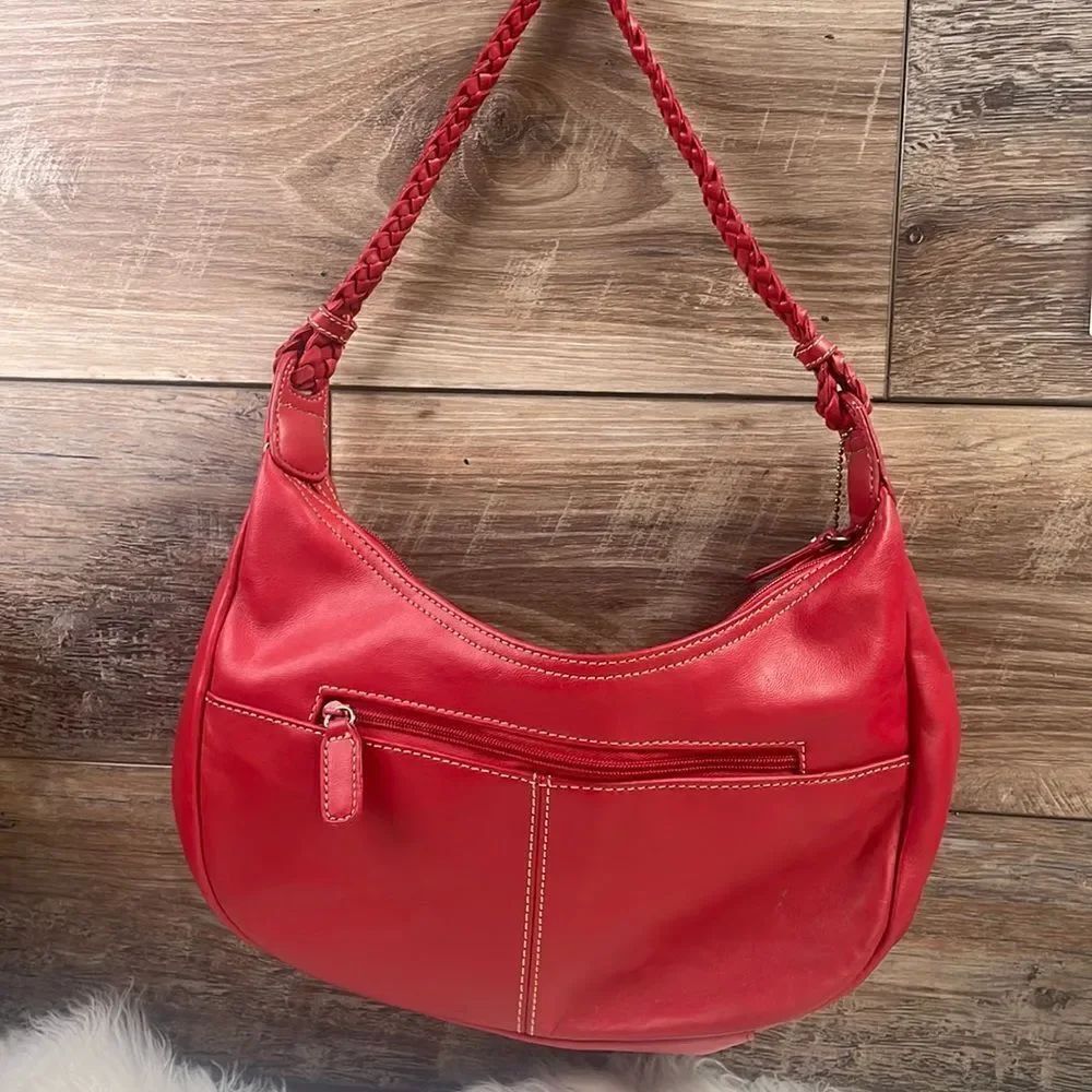 ACCESSORIES Genuine Leather Shoulder Satchel Bag Purse Braided Shoulder Strap